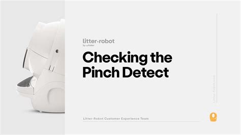 Using needlenose pliers, disconnect the two black wires from the pinch terminals. . Pinch detect fault litter robot